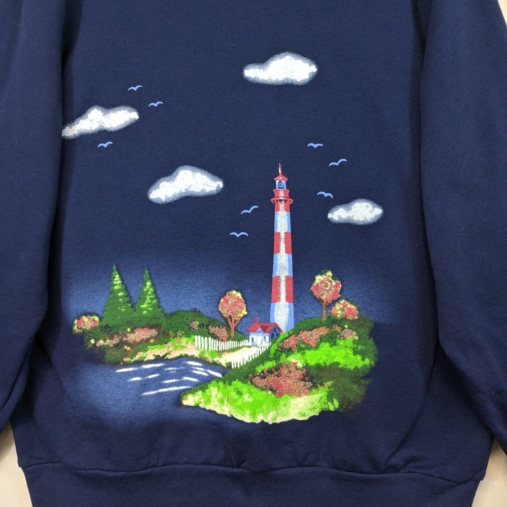 Vintage Graphic Lighthouse Fleece